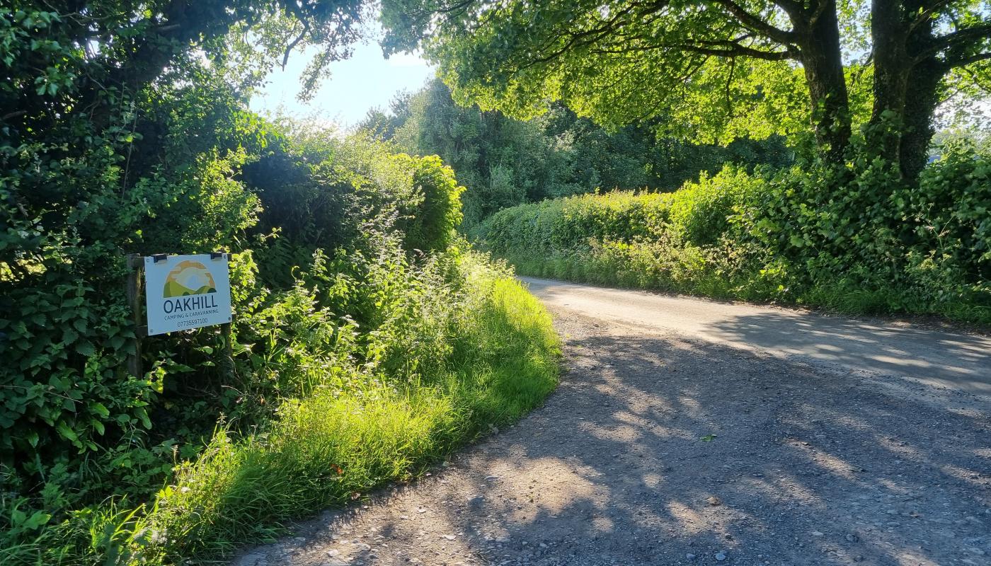 Entrance to the campsite